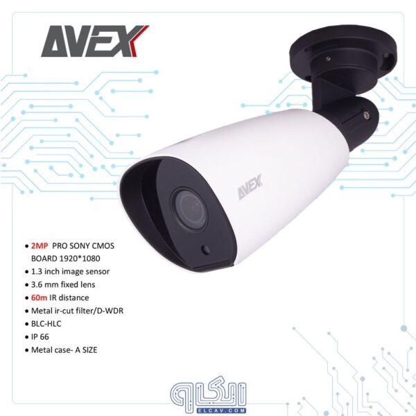دوربین مداربسته اوکث مدل AV-IR250-VF-HDS
