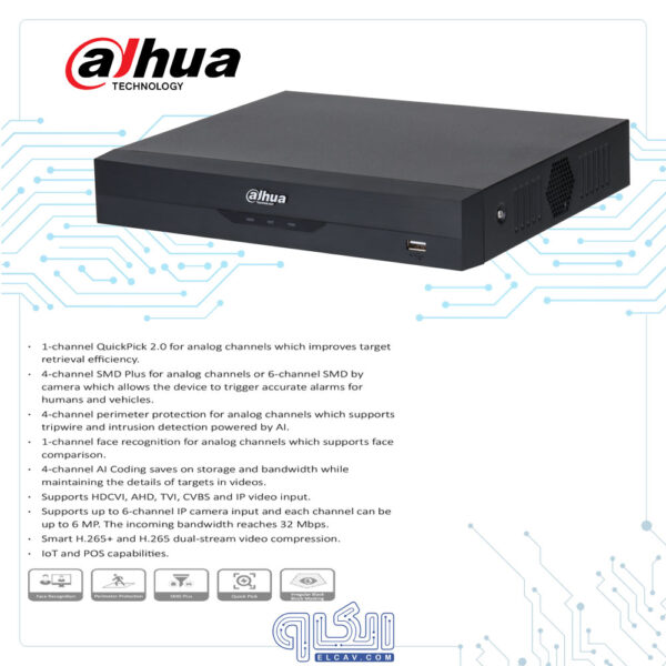 دستگاه داهوا مدل XVR-5104-HS-H3